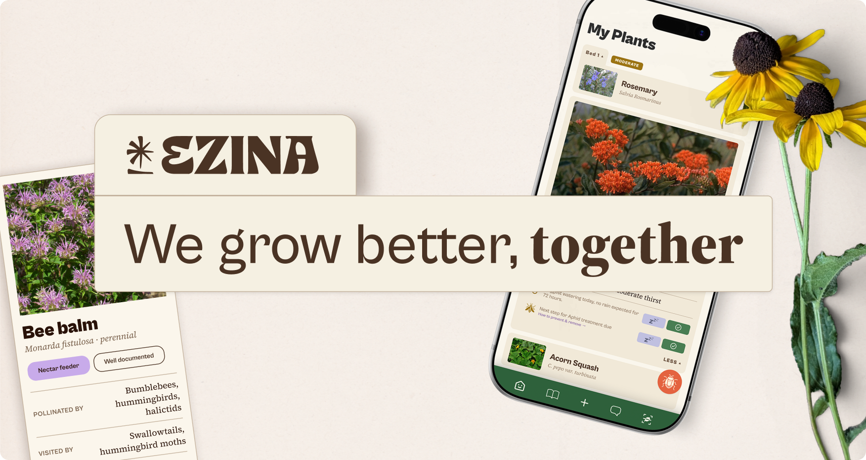 Ezina — We grow better, together key art
